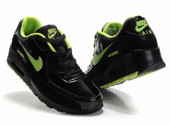 New Men\'S Nike Air Max Black/Greenyellow